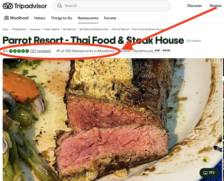 #1 of 96 Restaurants in Moalboal
